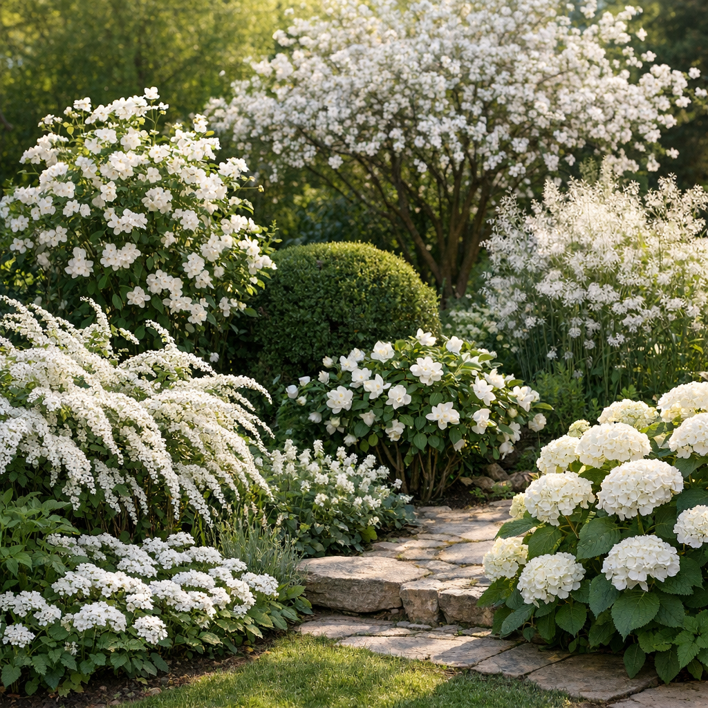 Les meilleurs arbustes à fleurs blanches, classés par effet recherché plutôt que par simple saison