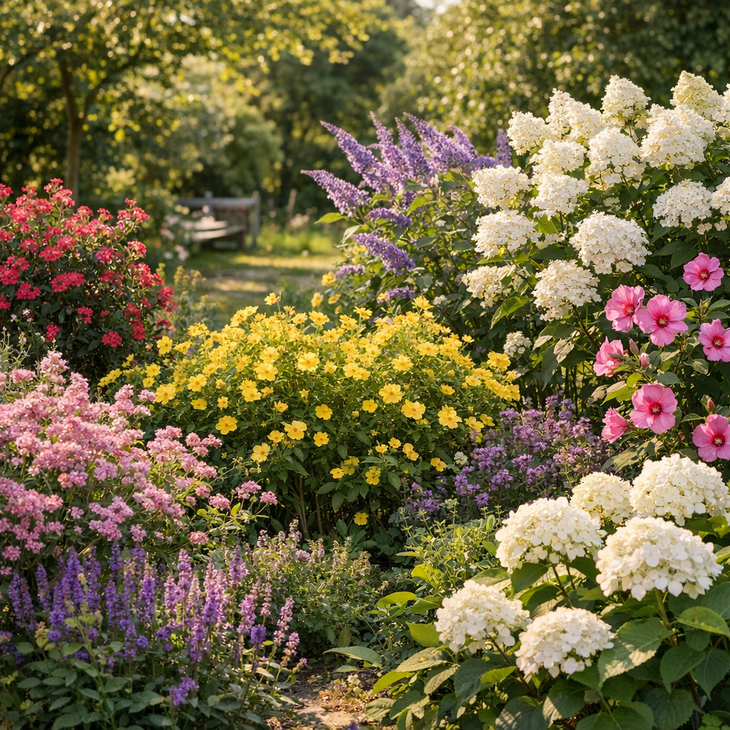 Les meilleurs arbustes à floraison estivale : 10 valeurs sûres du petit jardin à la haie libre