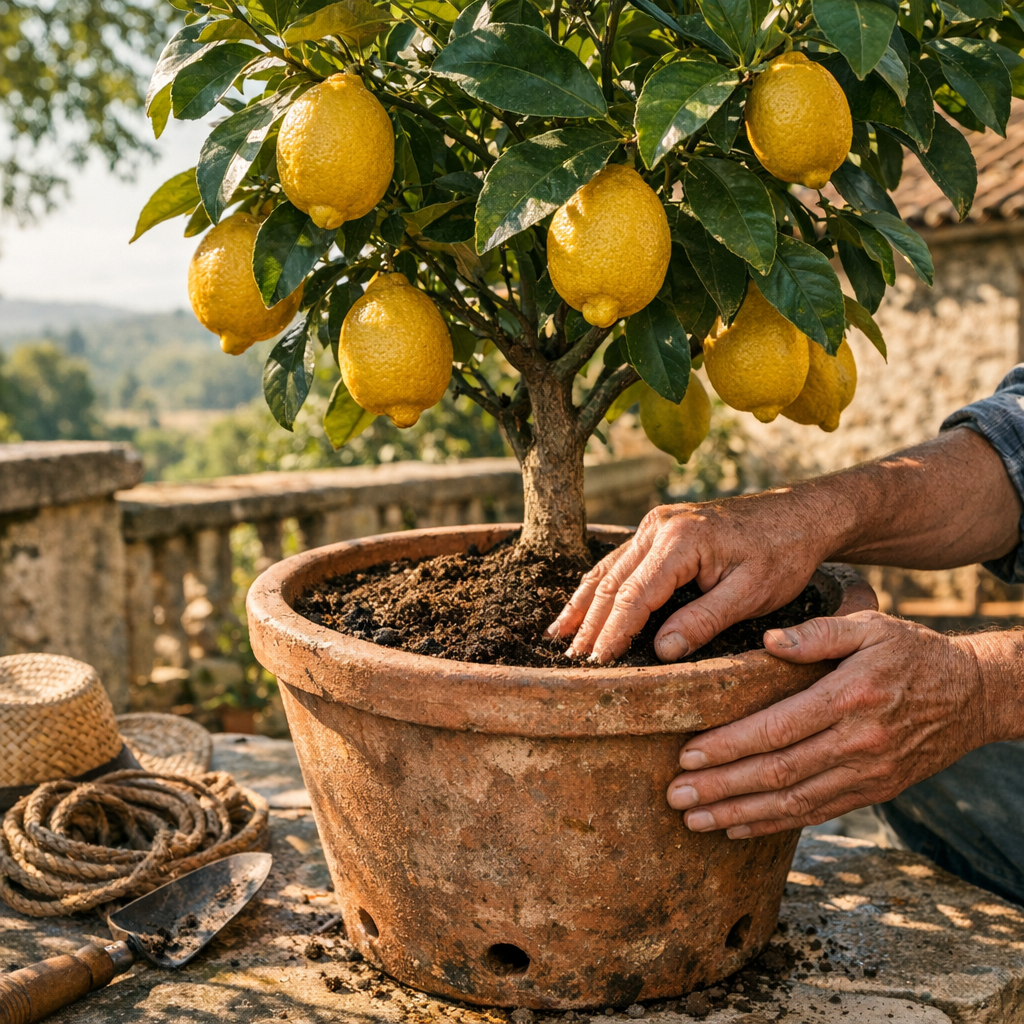 Arrosage citronnier en pot : le bon rythme selon la saison