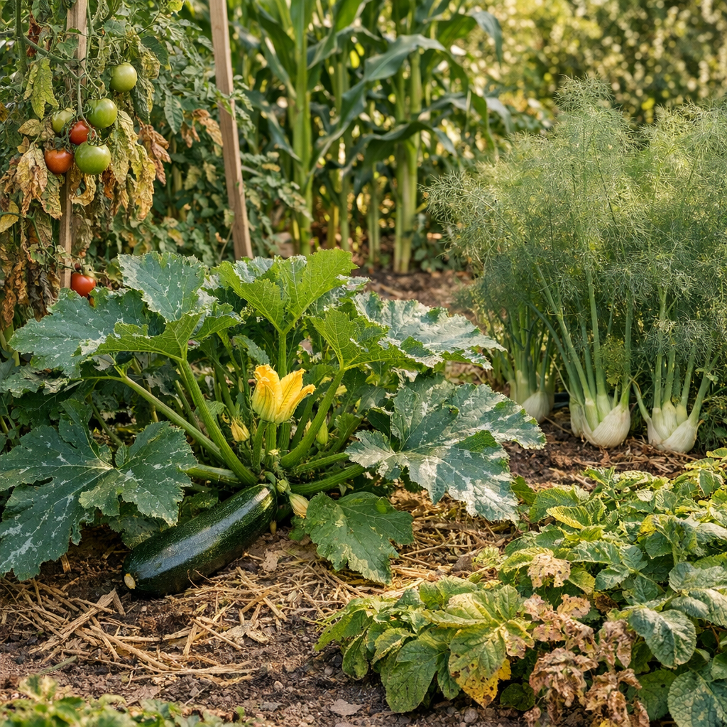 Quelles plantes éviter près des courgettes, et pourquoi