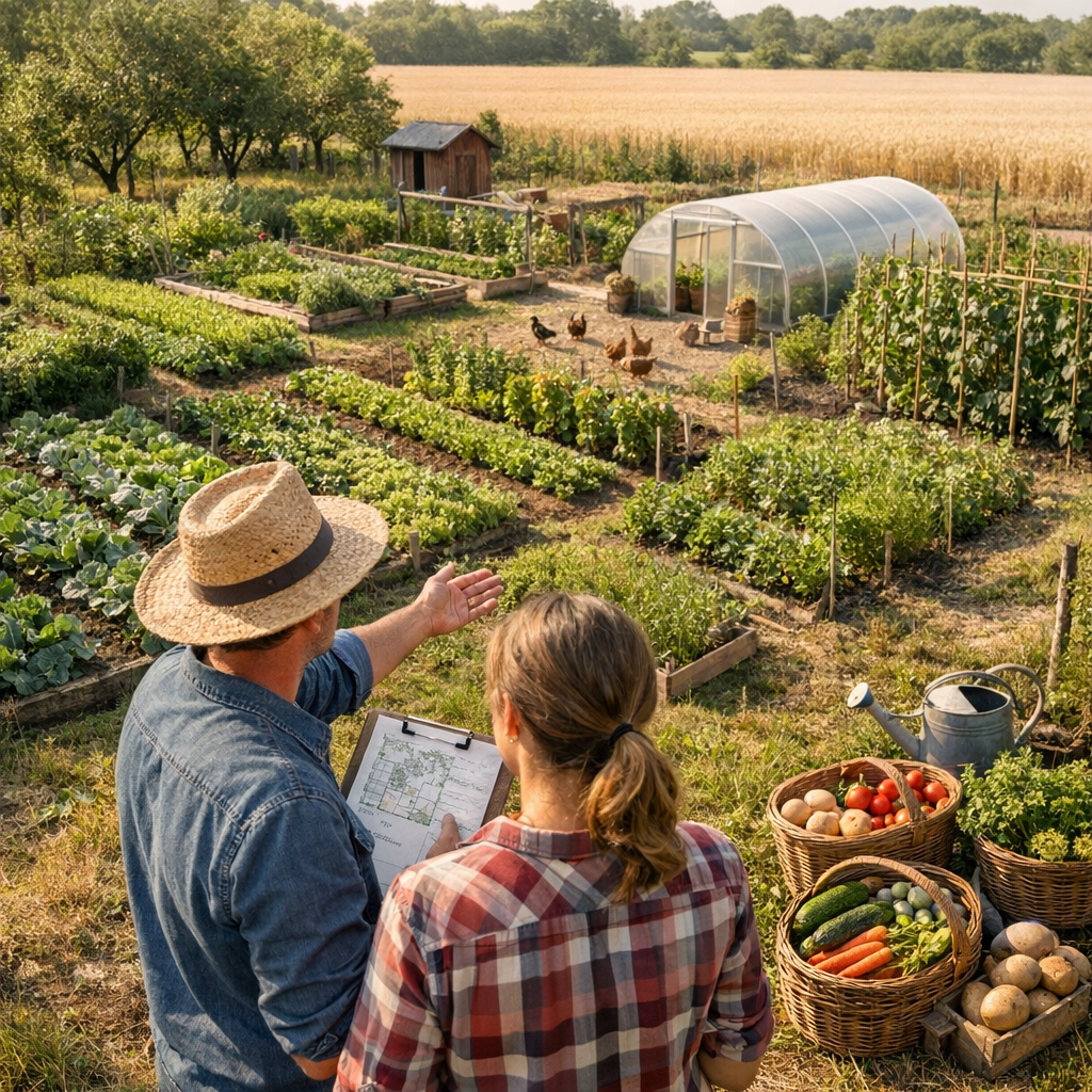 Quelle surface faut-il pour avancer vers l’autonomie alimentaire ?