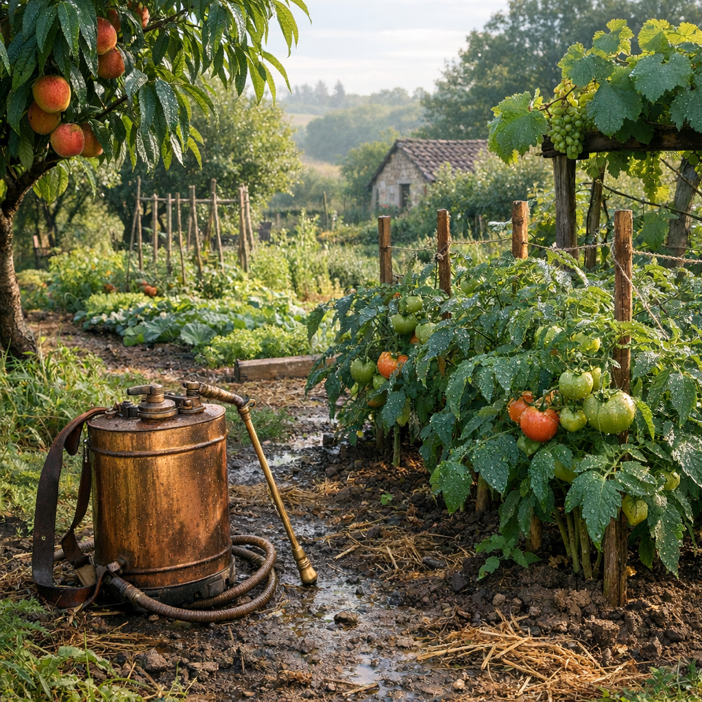 Bouillie bordelaise danger : risques réels et bon usage