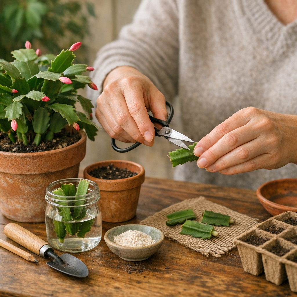 Comment faire une bouture de cactus de Noël sans affaiblir la plante mère