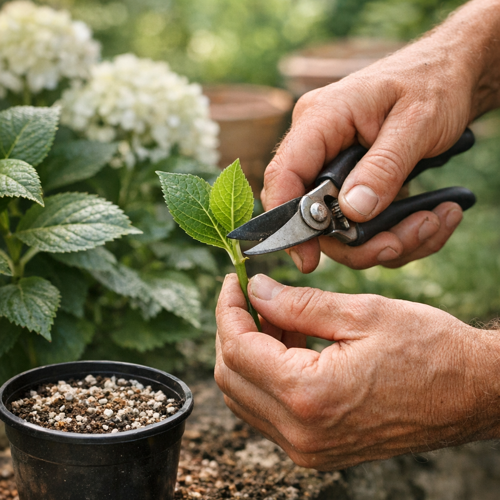 Comment réussir une bouture d’hortensia sans se tromper de tige