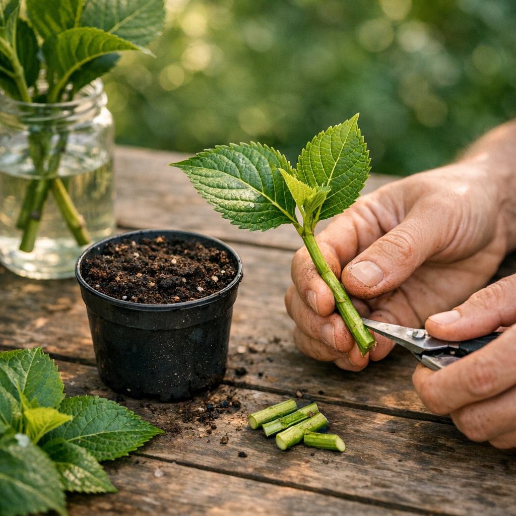 Comment réussir une bouture d’hortensia facilement