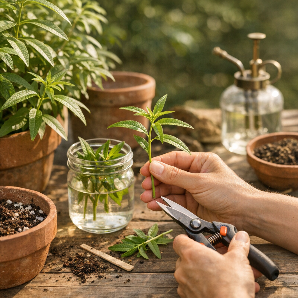 Comment faire une bouture de verveine citronnelle sans la stresser