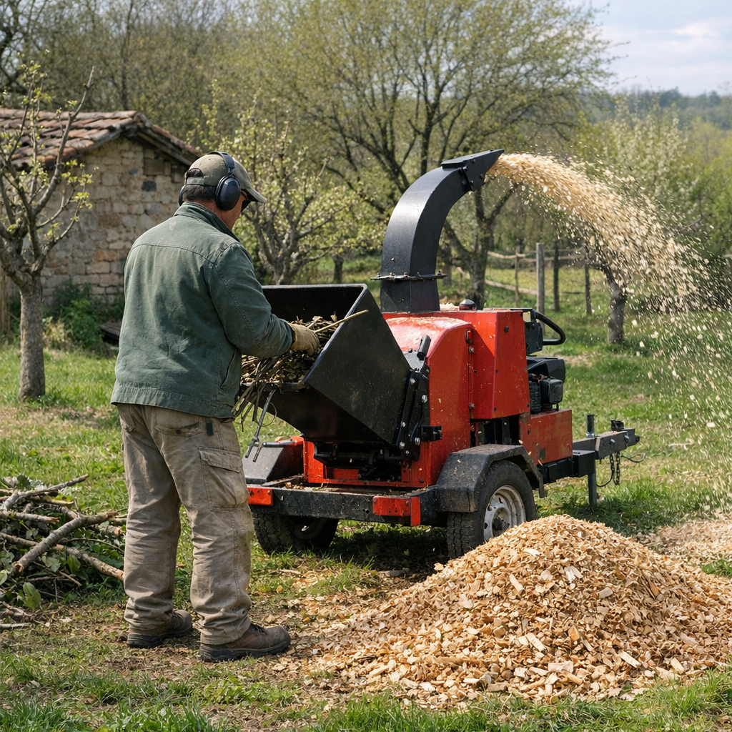 Broyeur végétaux : bien choisir pour jardin, verger et BRF