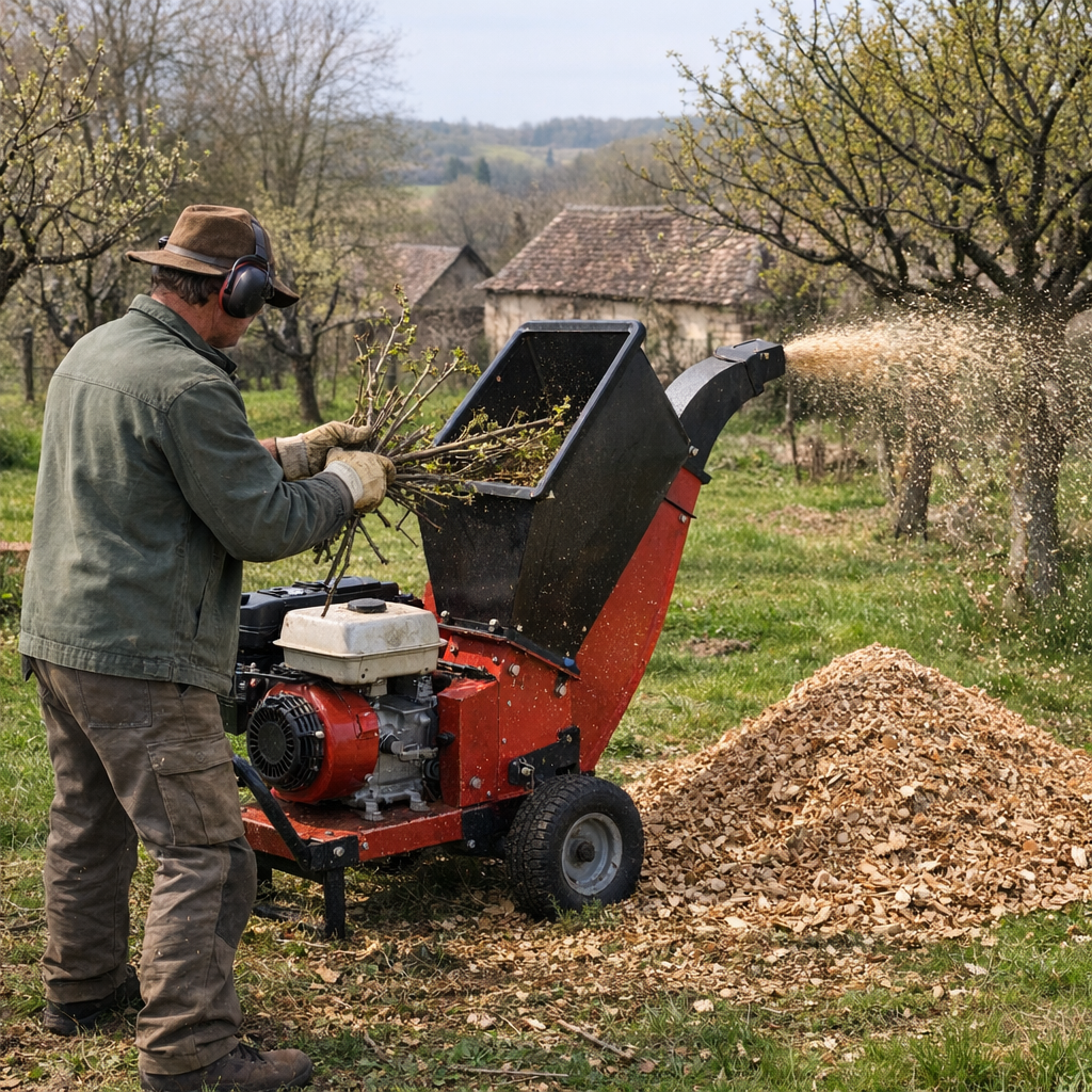 Broyeur végétaux : bien choisir pour jardin, verger et BRF
