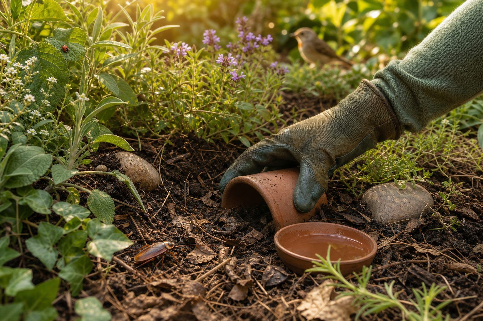 Comment se débarrasser des cafards dans le jardin sans déséquilibrer le vivant ?