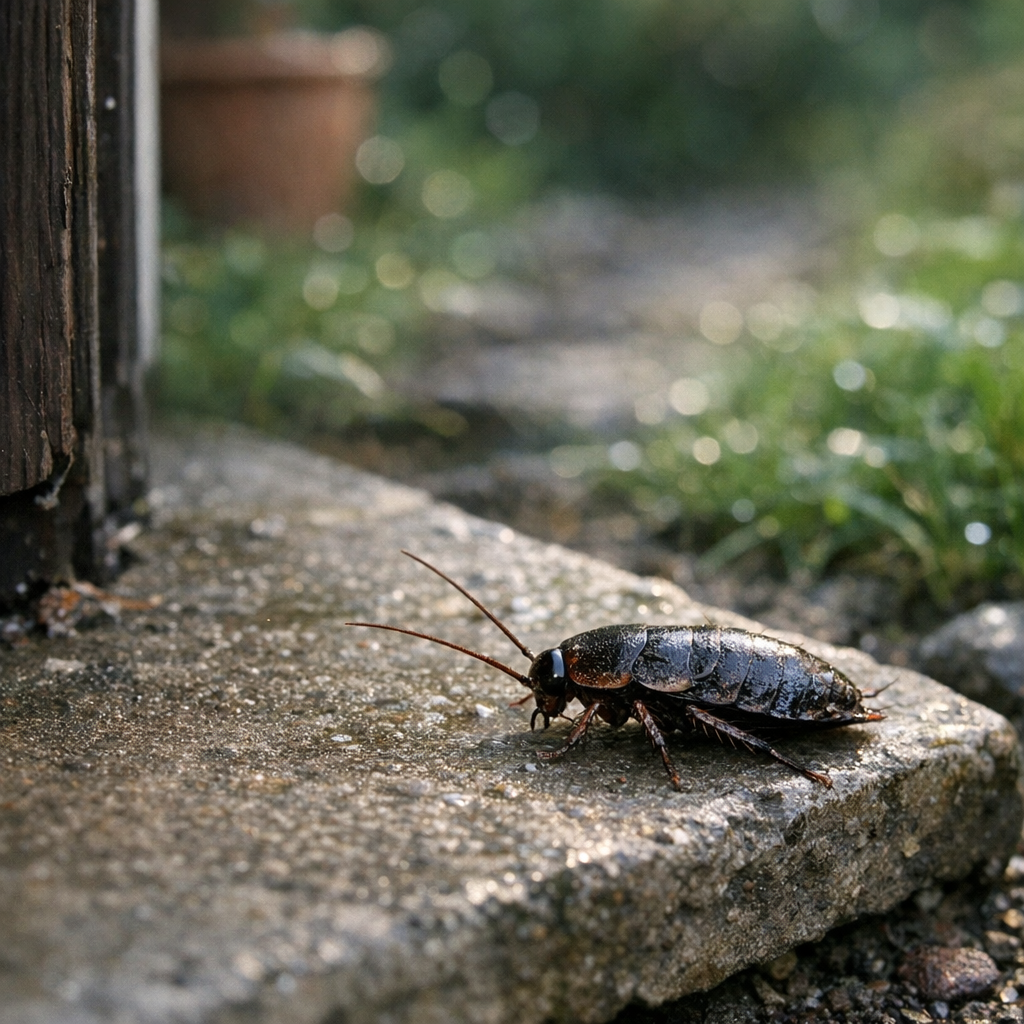 Comment identifier un Cafard noir de Jardin sans se tromper