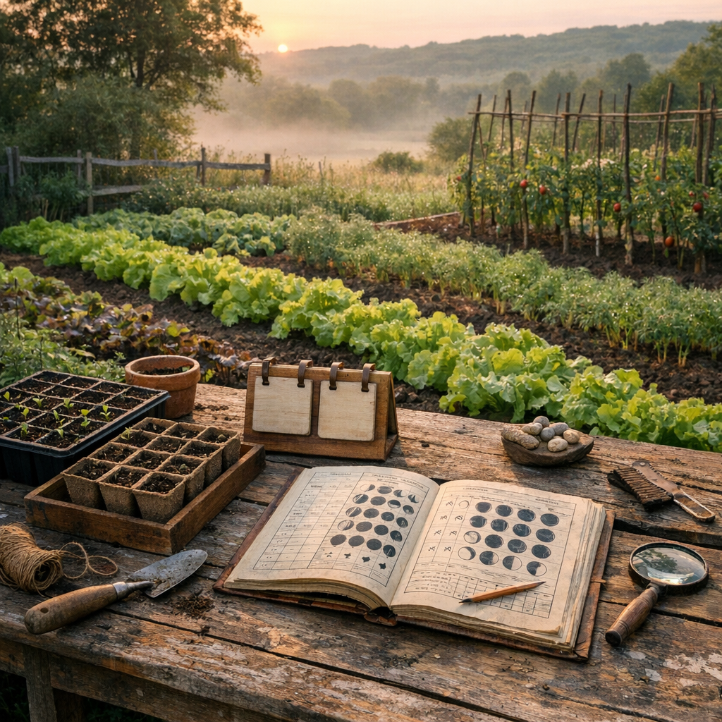 Calendrier lunaire potager : le bon rythme pour mieux jardiner