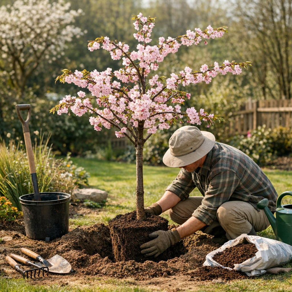 Où planter un cerisier du Japon et comment réussir la plantation ?