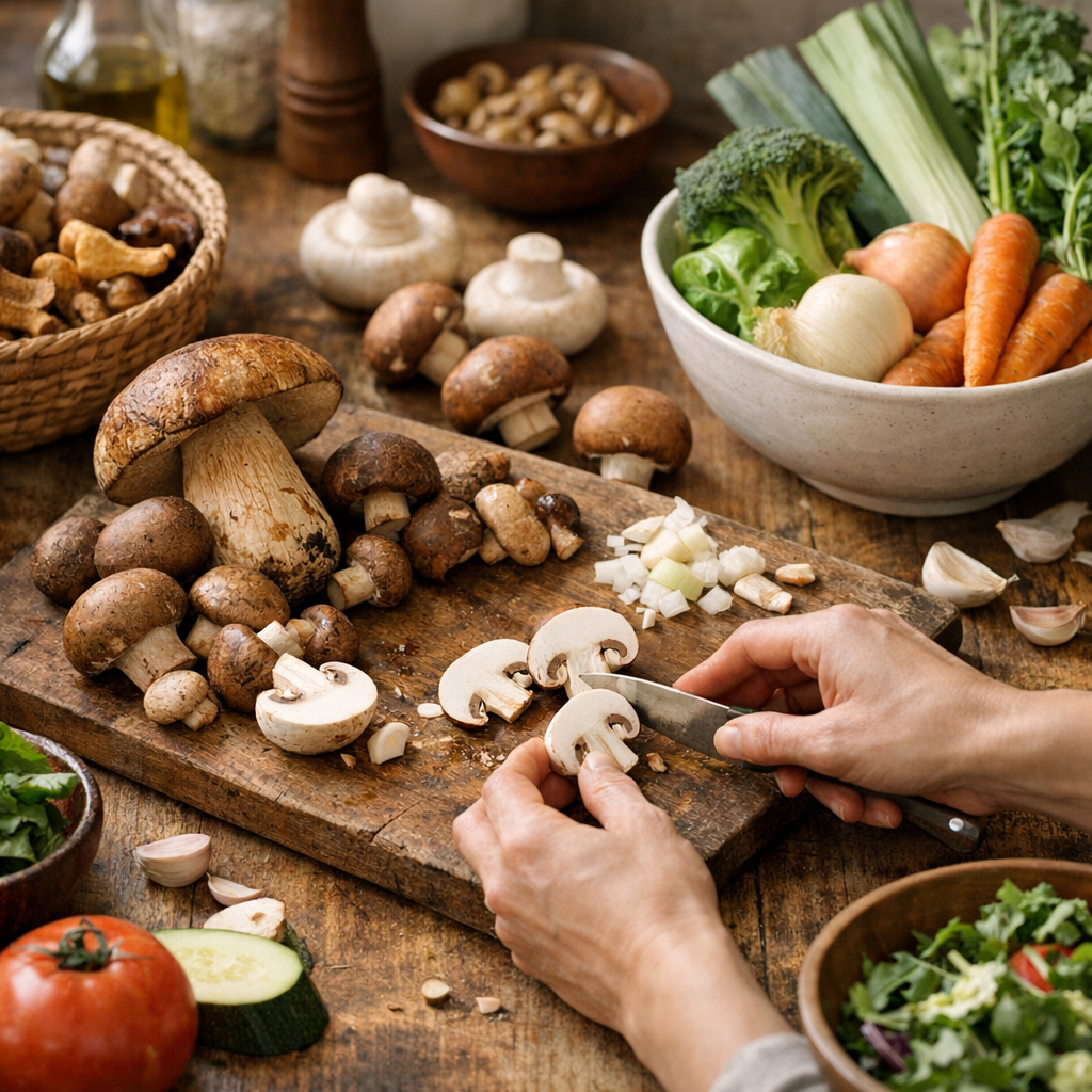 Un règne à part, mais des usages qui le rapprochent des légumes