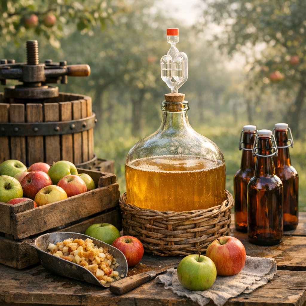Cidre maison : réussir un vrai cidre de verger facilement