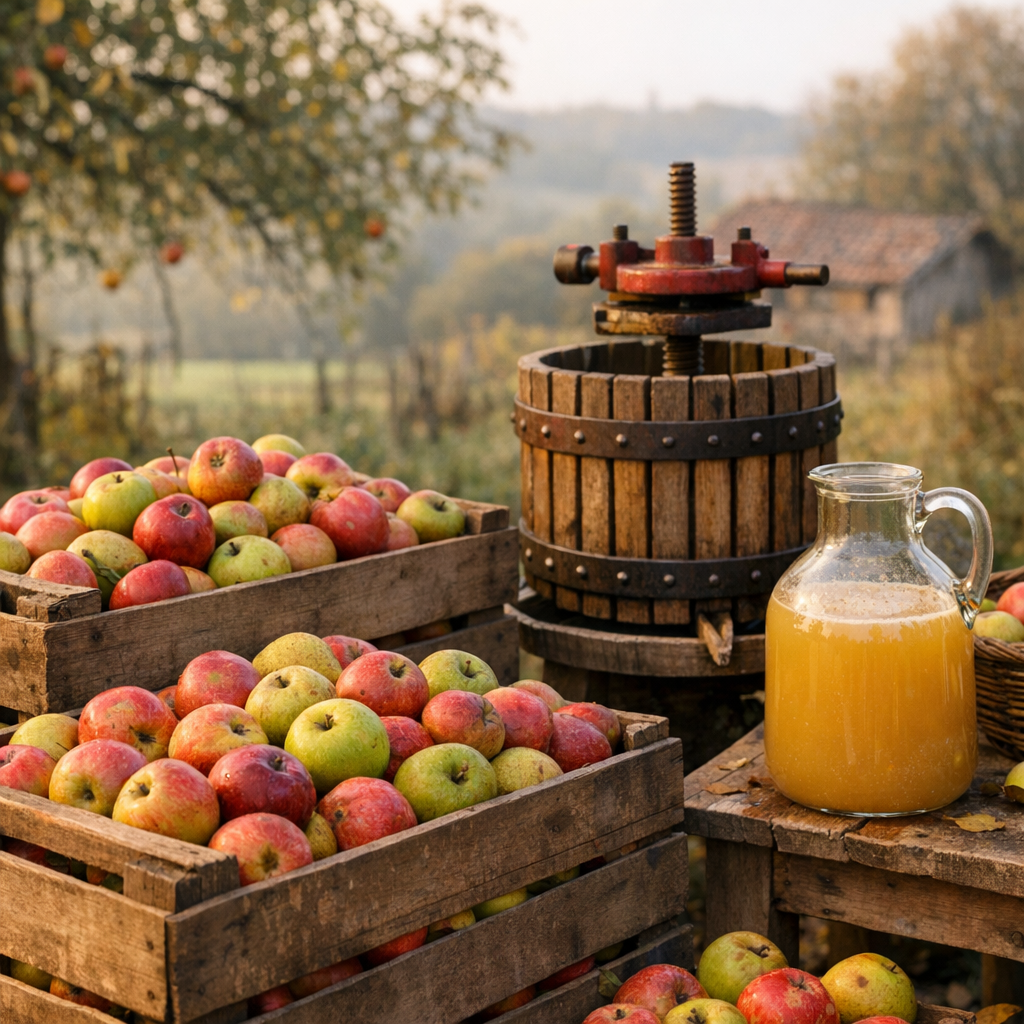 Combien de pommes pour 1 litre de cidre ? Le bon calcul
