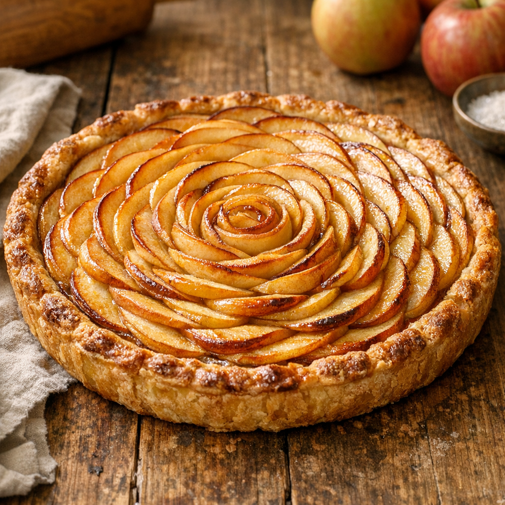 Comment disposer les pommes sur une tarte facilement