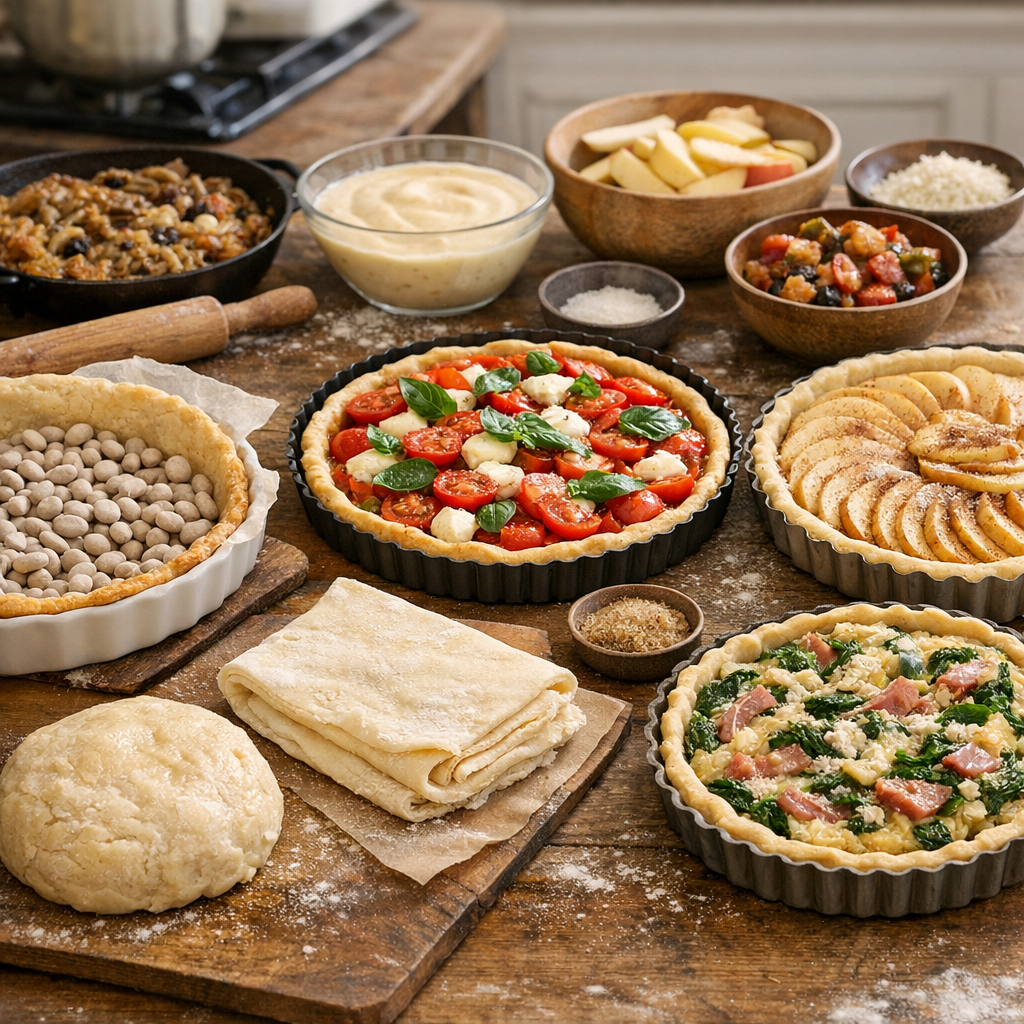 Choisir la bonne combinaison pâte, garniture et cuisson selon votre tarte