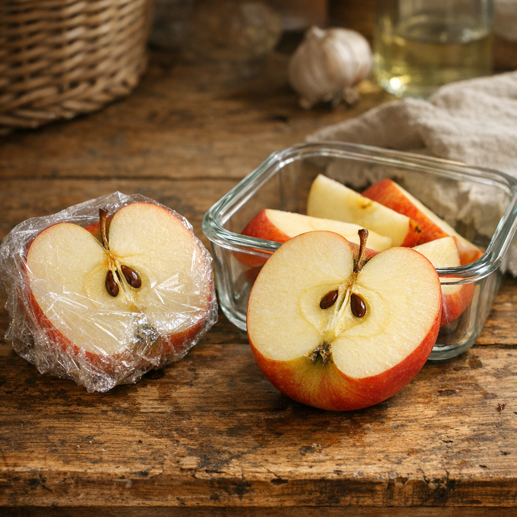 Conservation pomme coupée : éviter le brunissement facilement