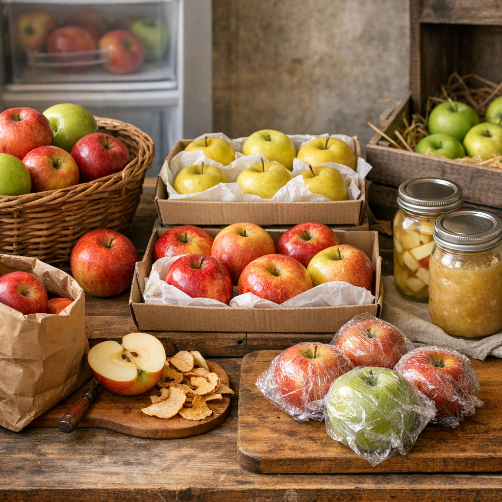 Combien de temps garder les pommes : durées réalistes par variété, usage et conditions