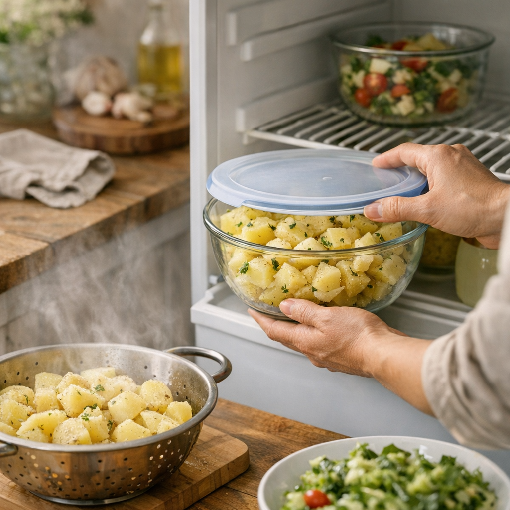 Le protocole qui change tout : refroidir les pommes de terre cuites en moins de 2 heures