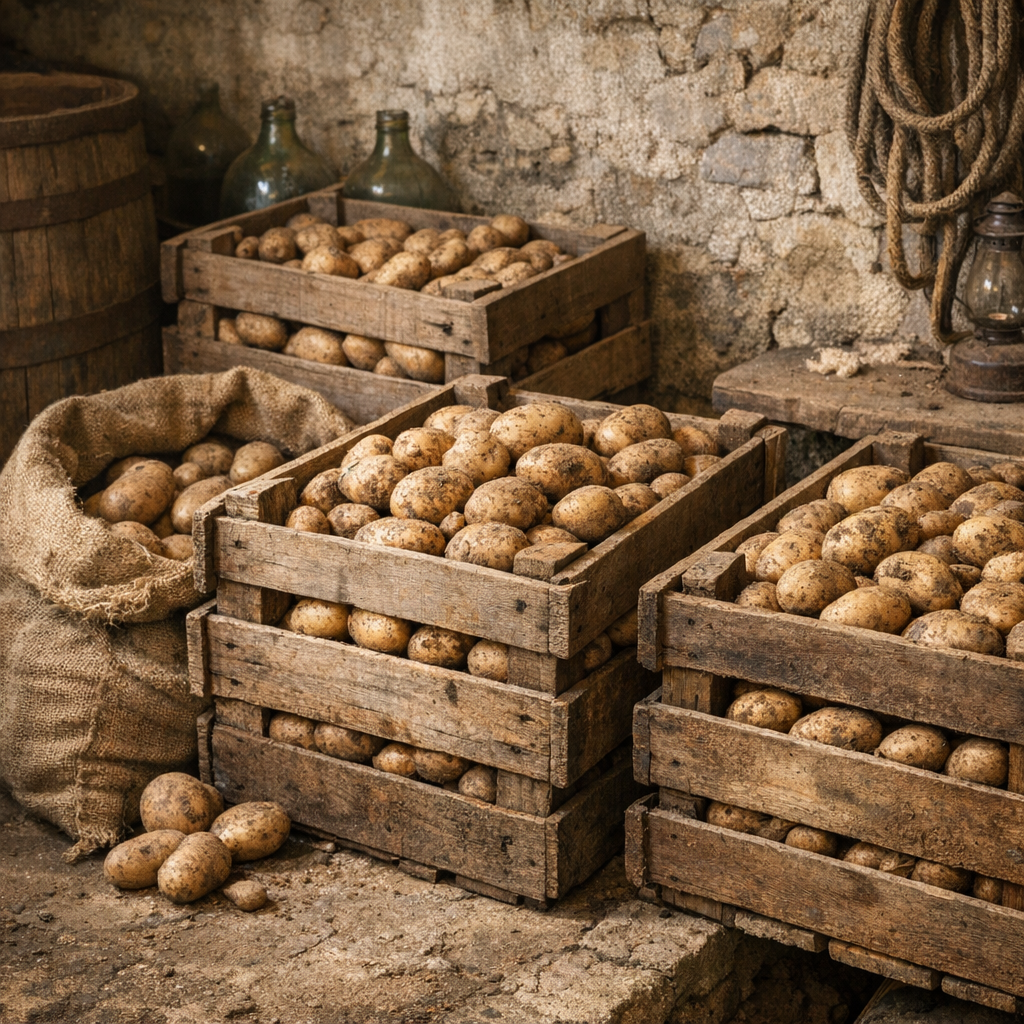 Conservation pommes de terre : méthode simple pour les garder longtemps