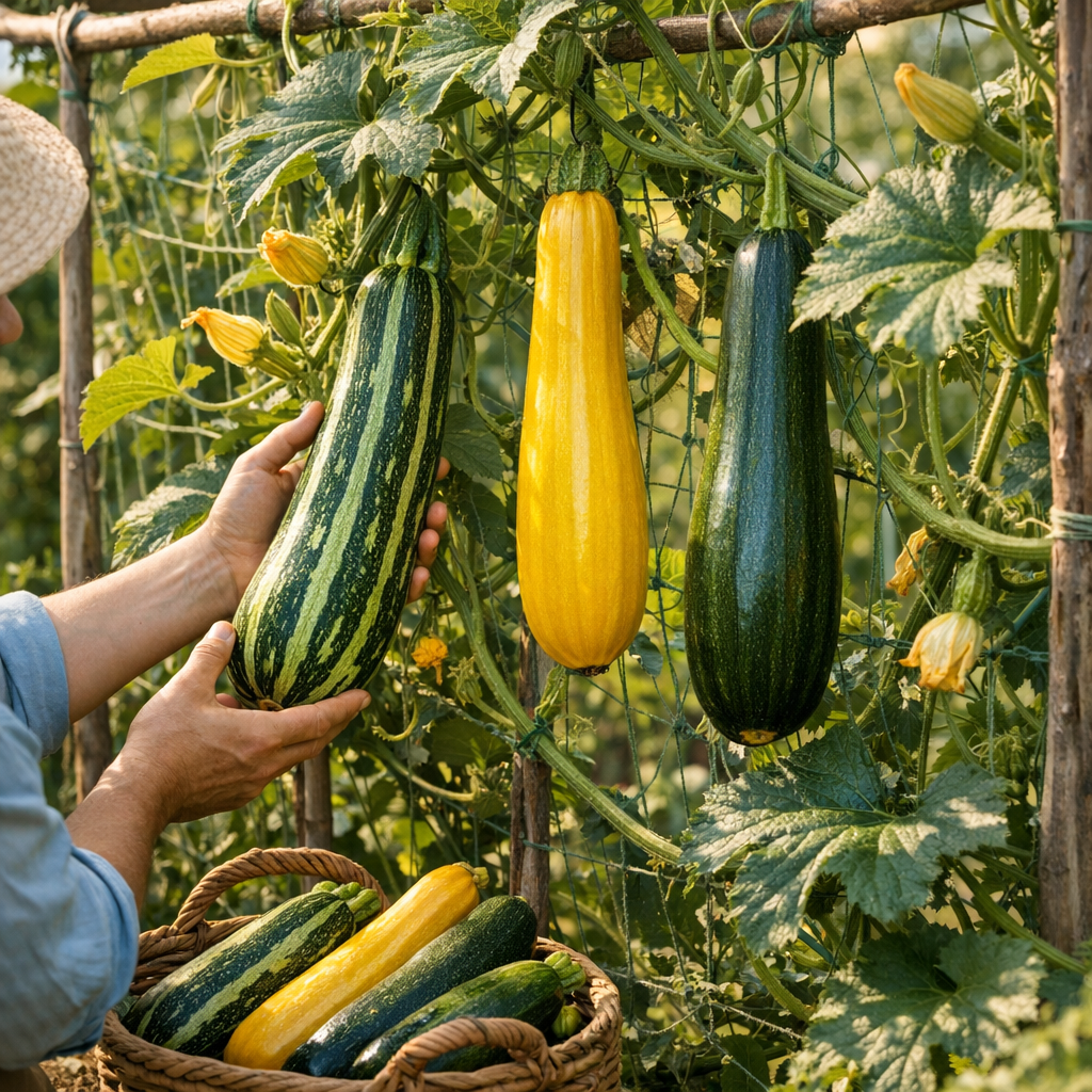 Quelles variétés choisir pour une vraie courgette grimpante