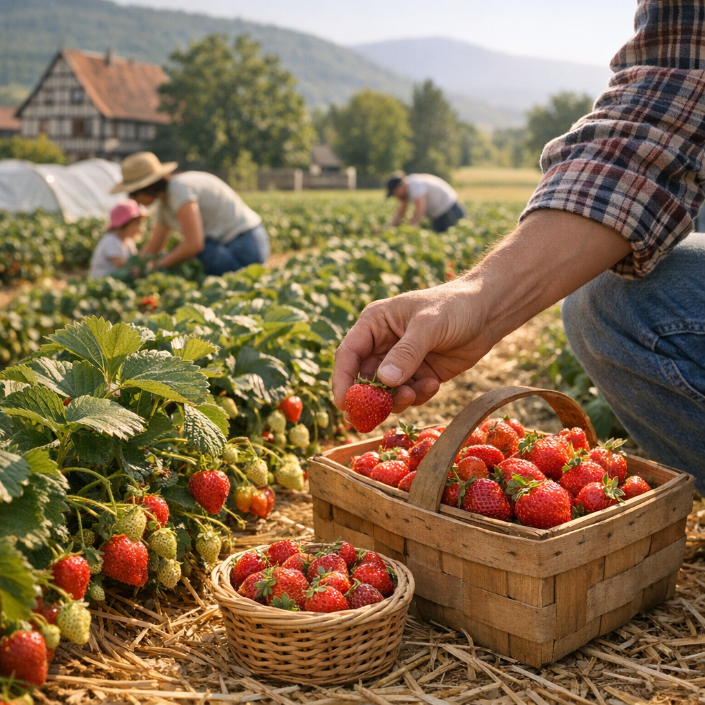 Quand cueillir les fraises en Alsace ? Lire les ouvertures ferme par ferme