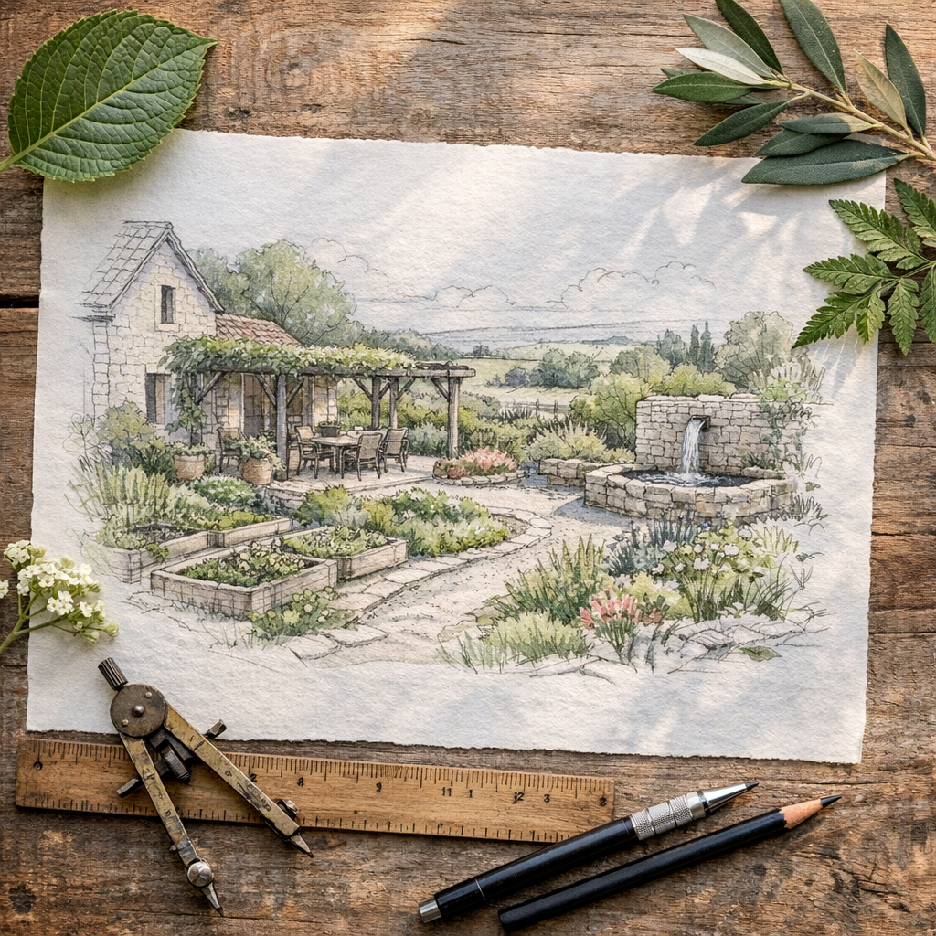 Comment réussir un Dessin de Jardin selon votre vrai besoin
