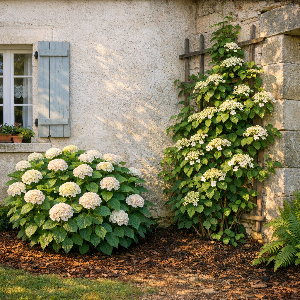 À quelle distance d’un mur planter un hortensia sans se tromper