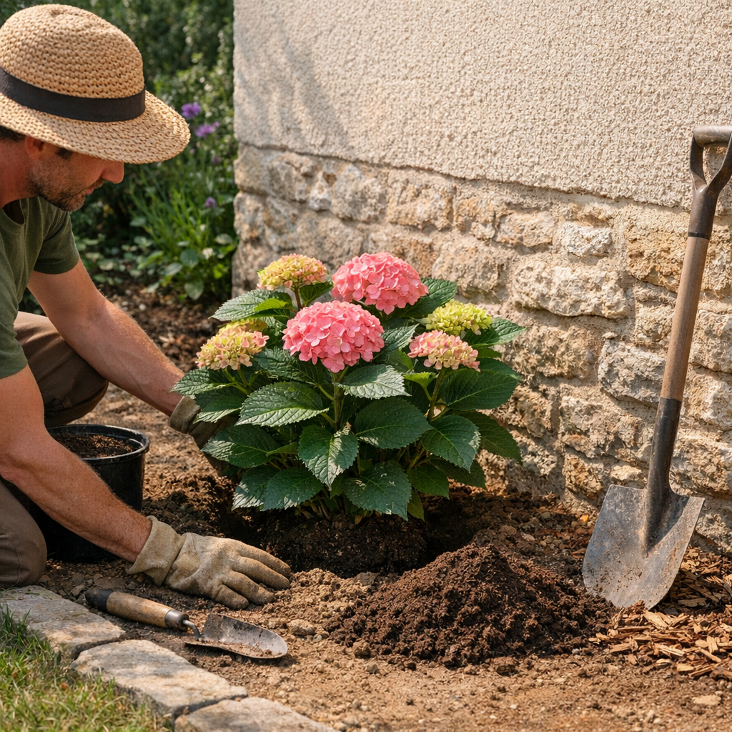 Comment planter un hortensia près d’un mur sans le mettre en difficulté