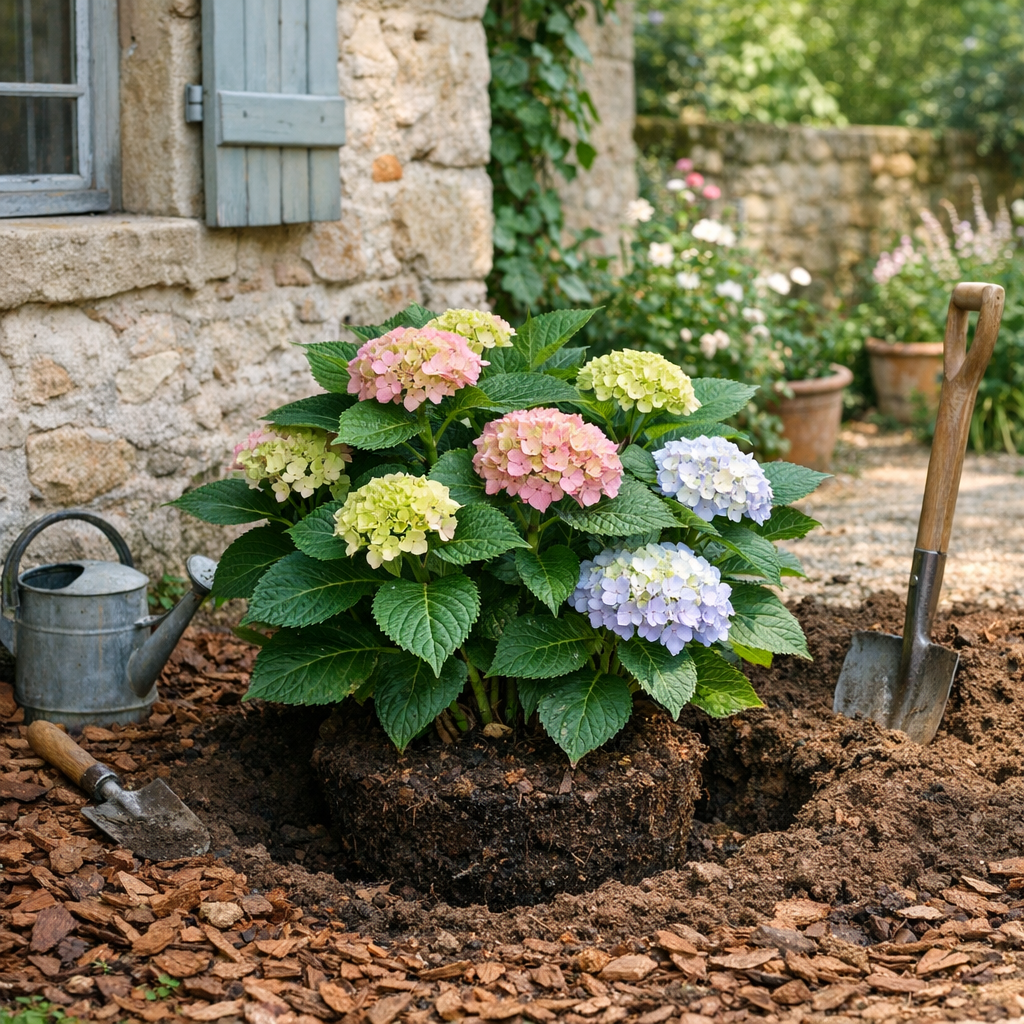 À quelle distance d’un mur planter un hortensia sans erreur ?