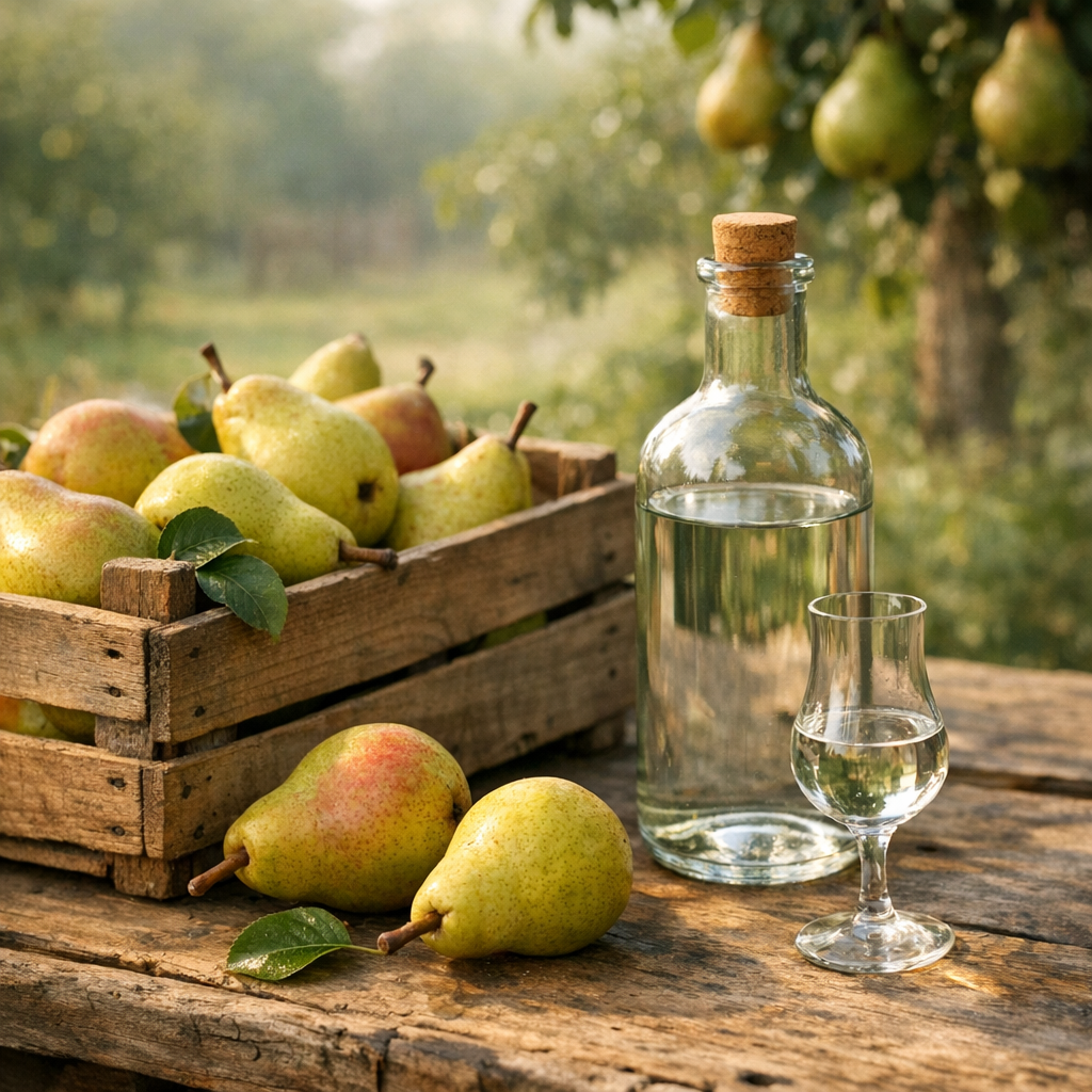 Eau de vie poire : fabrication, choix et dégustation