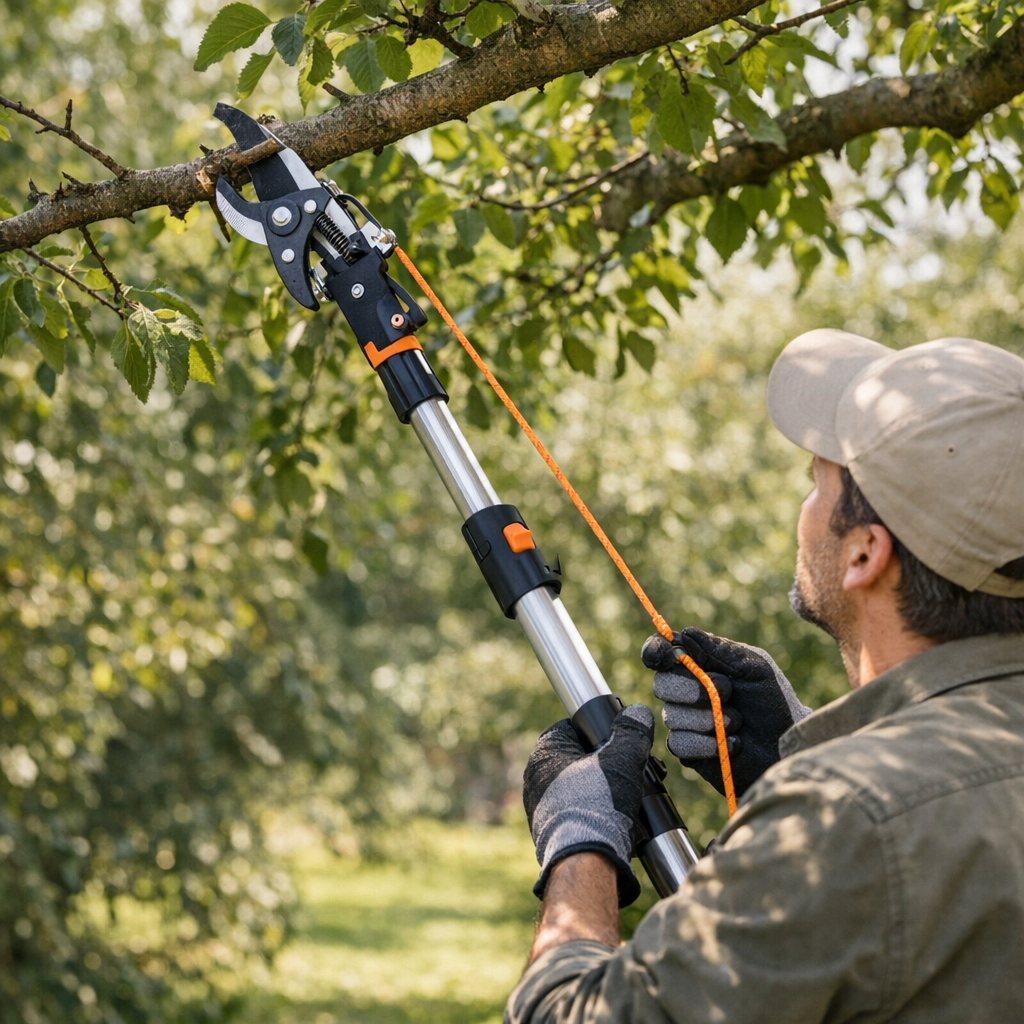 Comment se servir d’un échenilloir sans abîmer l’arbre ni se mettre en danger