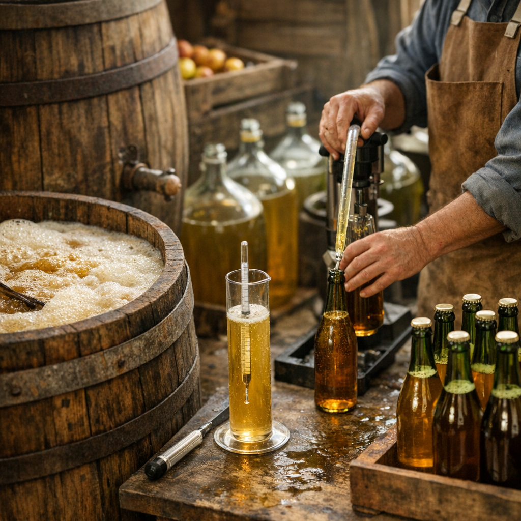 Fermentation, soutirage et mise en bouteille : les repères chiffrés qui évitent 80 % des ratés