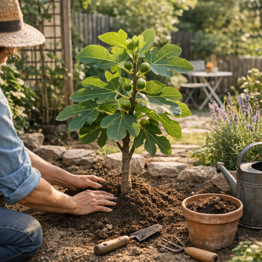 Où et comment planter un figuier pour qu’il fructifie bien, même dans un petit jardin