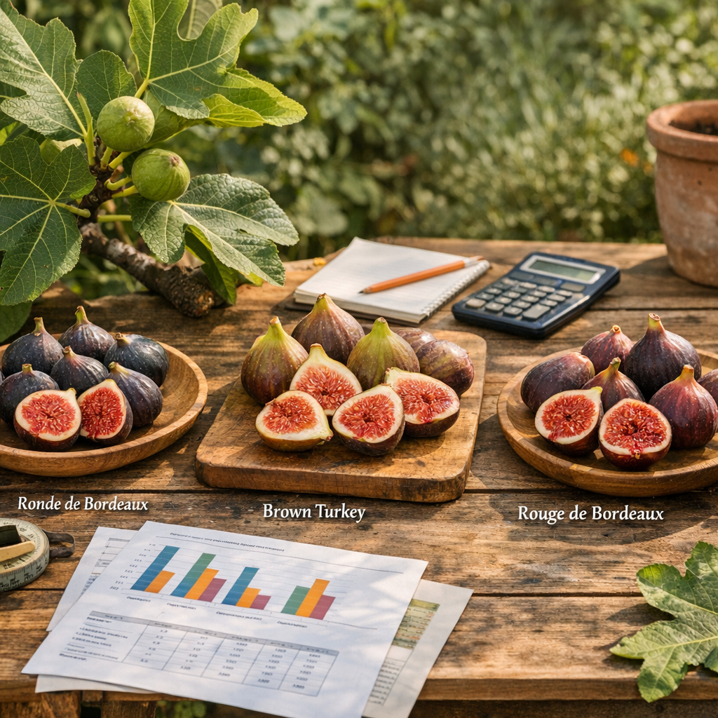 Ronde de Bordeaux vs Brown Turkey vs Rouge de Bordeaux : le comparatif chiffré utile au jardinier