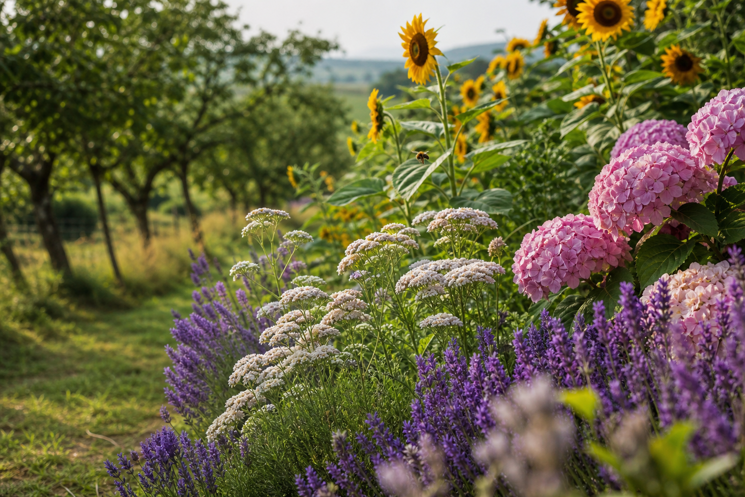 Les fleurs racontent la saison et font vivre le jardin