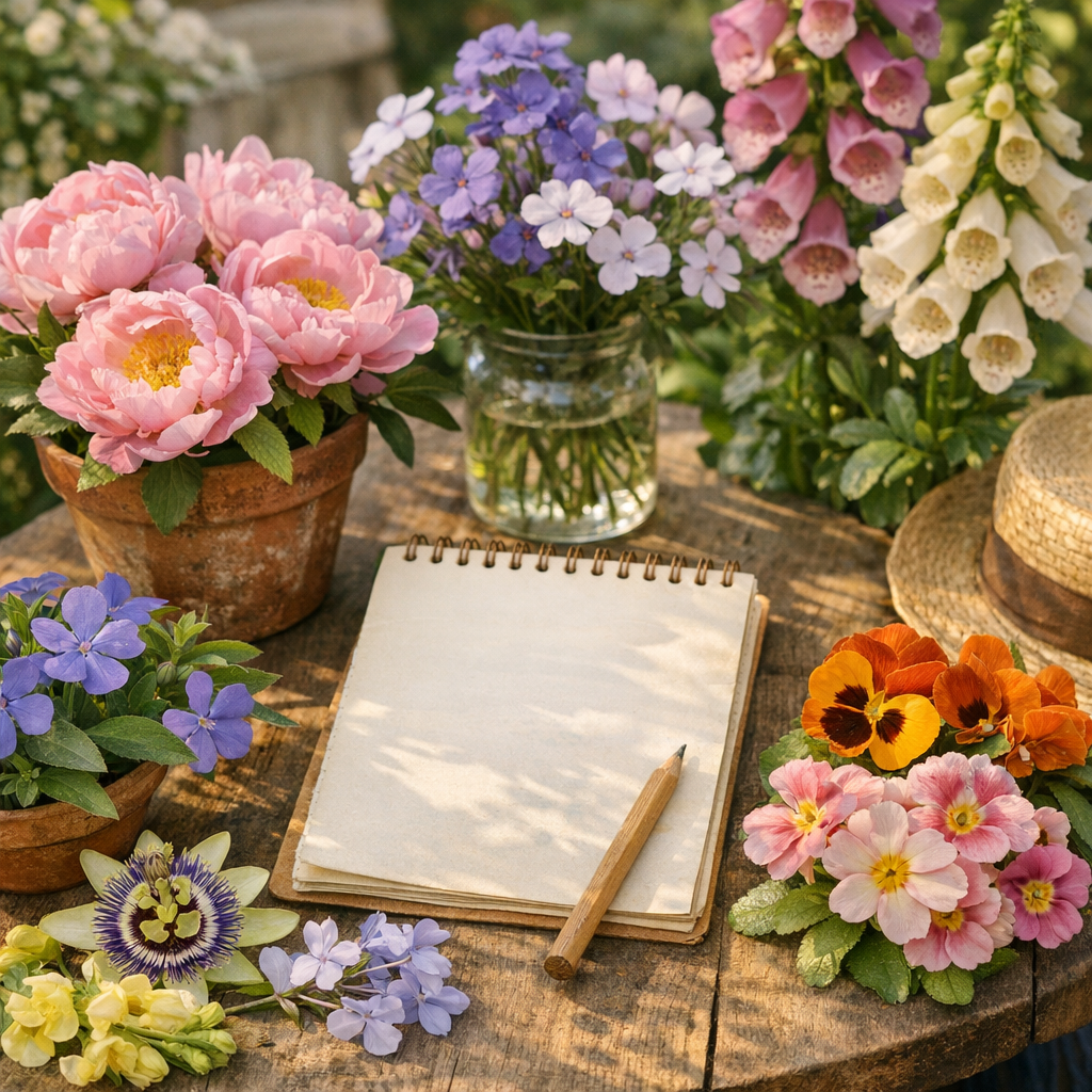 Liste de fleurs en P : les noms les plus utiles à connaître, du jardin au Petit Bac
