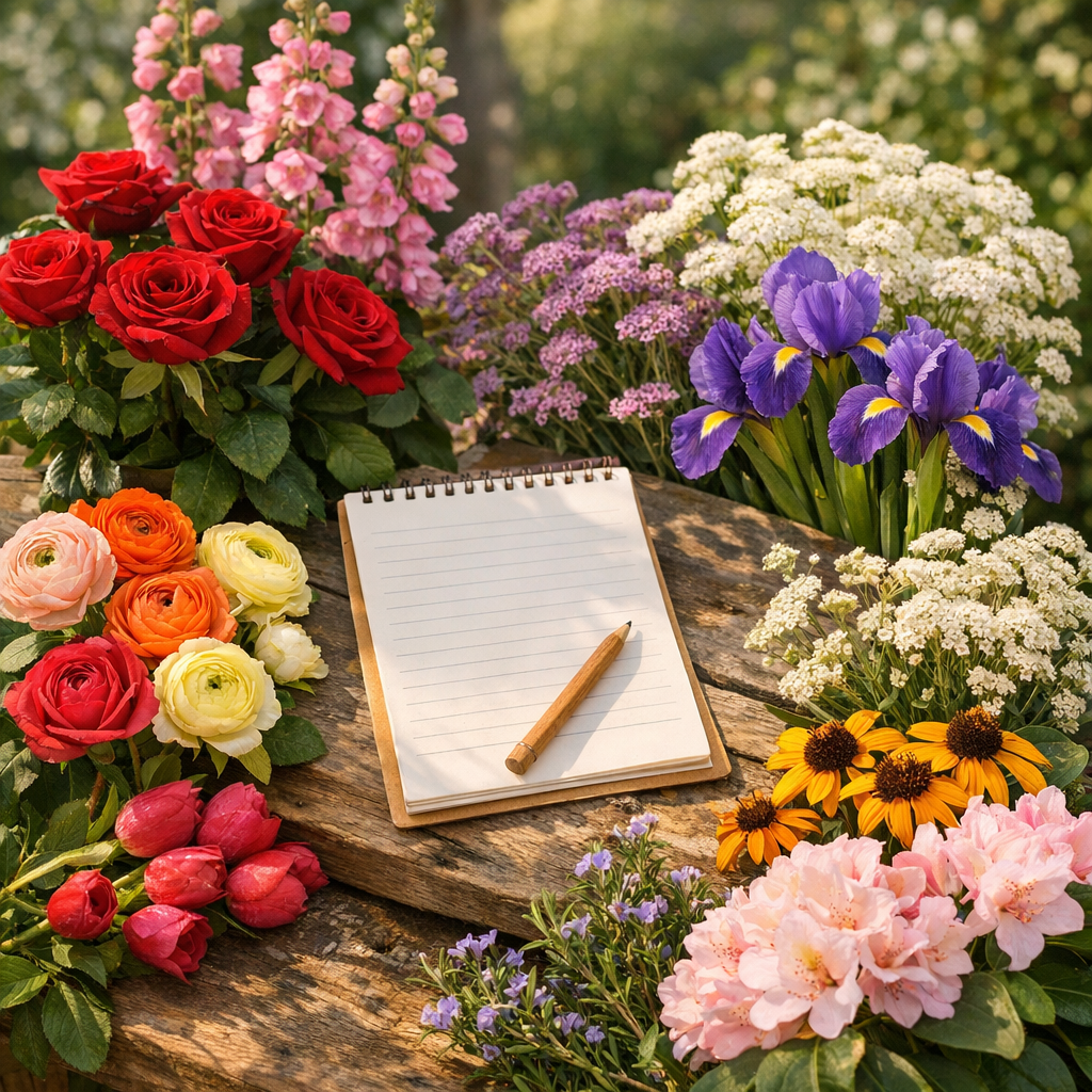 Principales fleurs en R : une liste utile sans mélanger les catégories