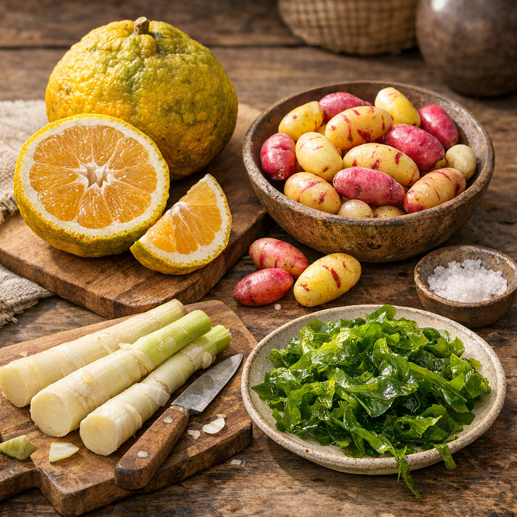 Ugli, ulluco, udo, ulva : ce qu'on trouve vraiment derrière les listes de fruits et légumes en U