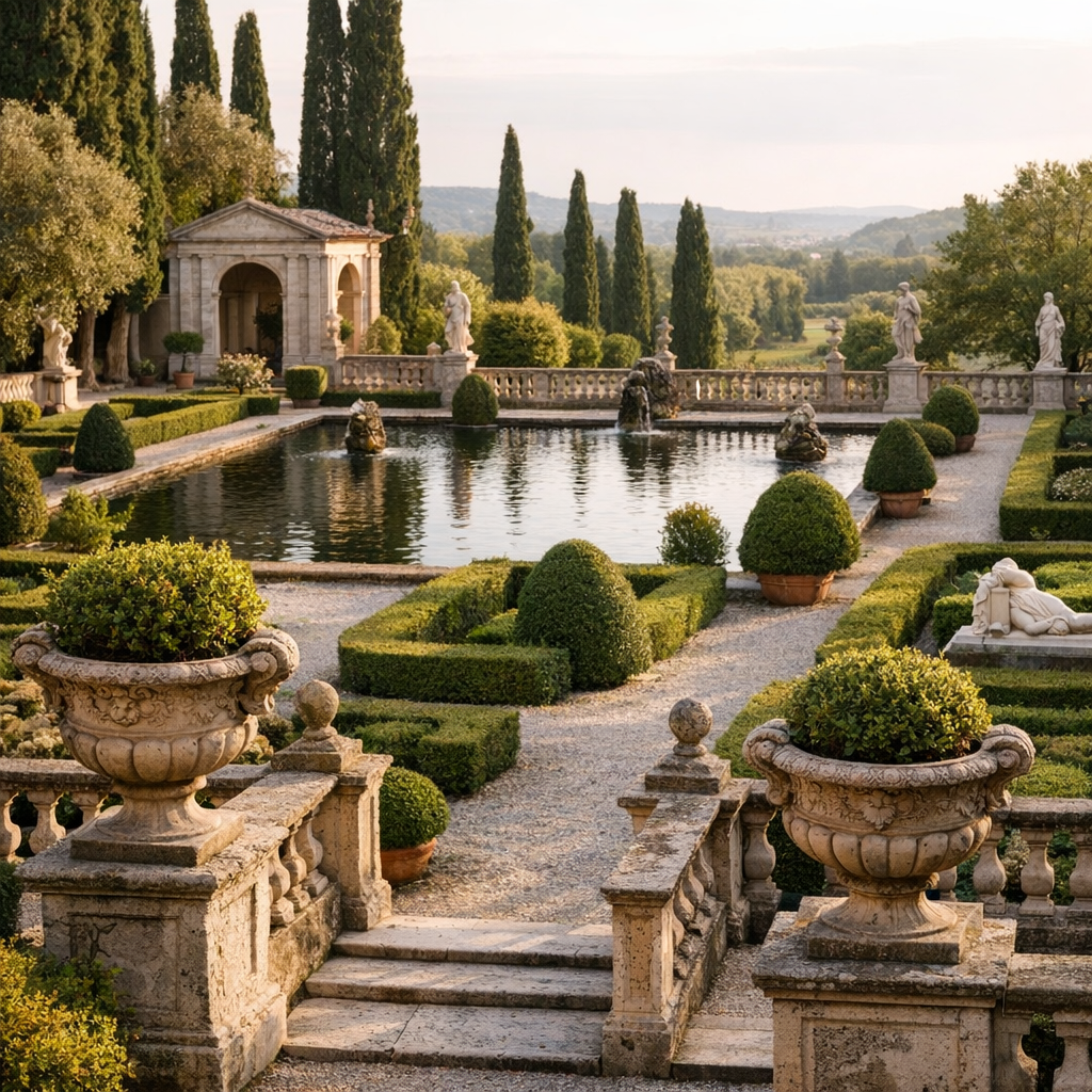 Caractéristiques du jardin à l’italienne : ce qu’il faut regarder avant de vouloir le recréer