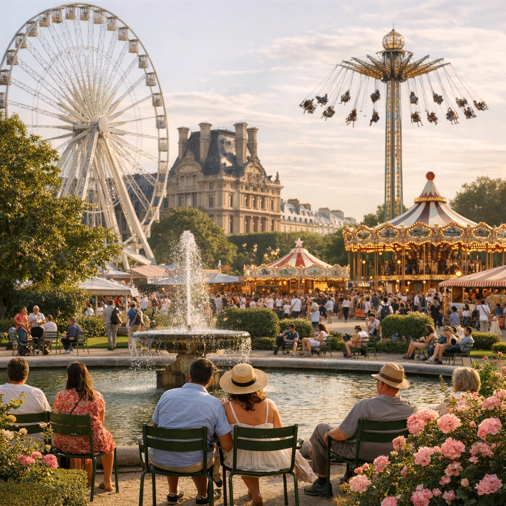 La fête de l’été dans un jardin historique : pourquoi les Tuileries comptent autant que les manèges