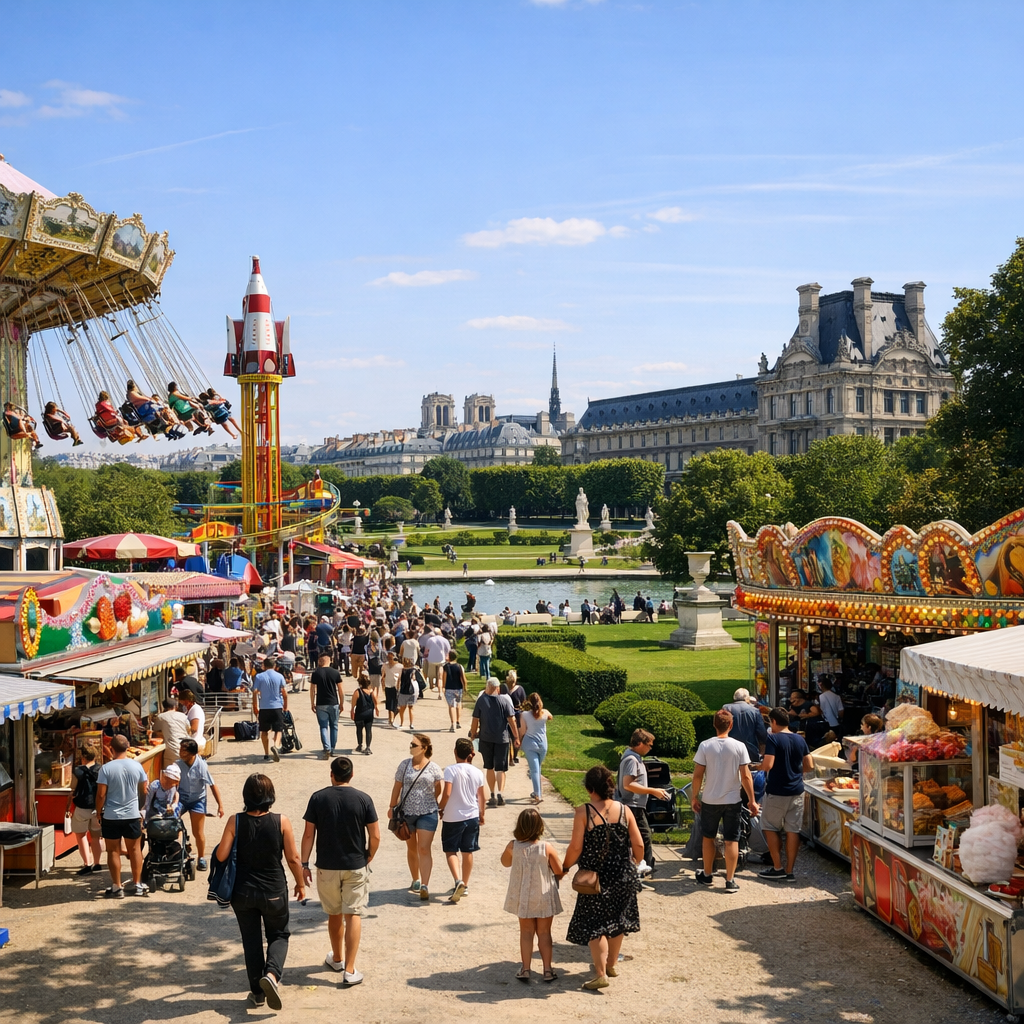 La Fête Foraine du Jardin des Tuileries à Paris : repères 2026