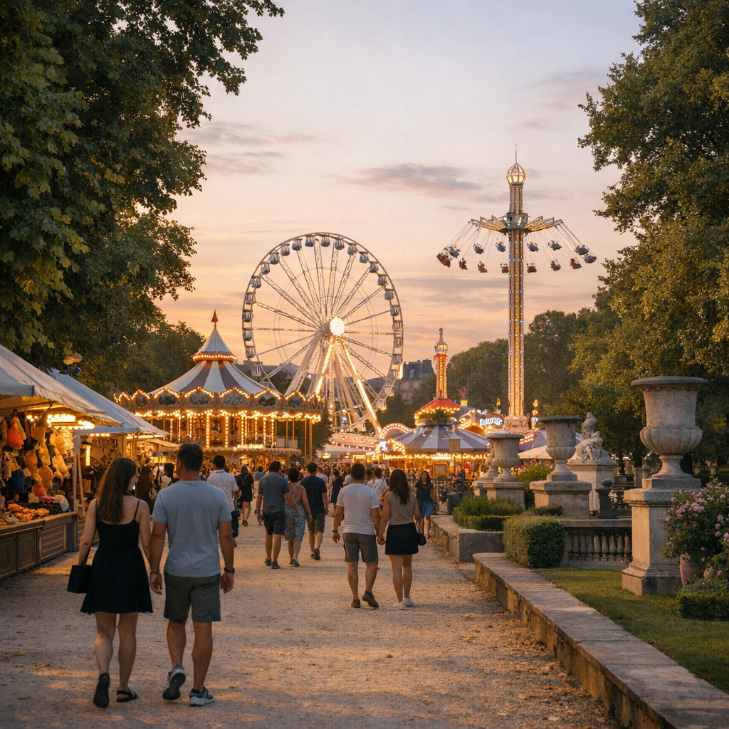 La Fête Foraine du Jardin des Tuileries anime Paris l’été