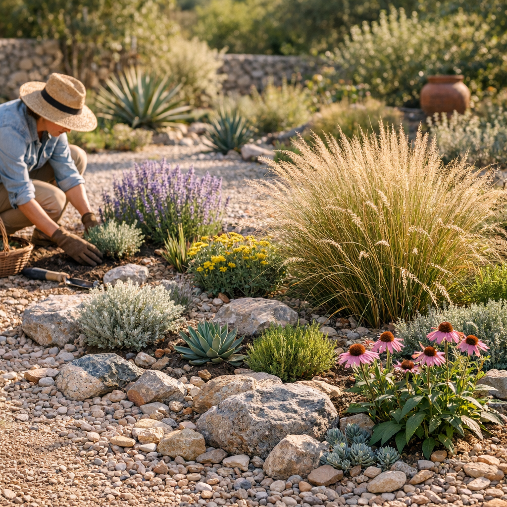 Comment faire un jardin sec qui tienne dans le temps