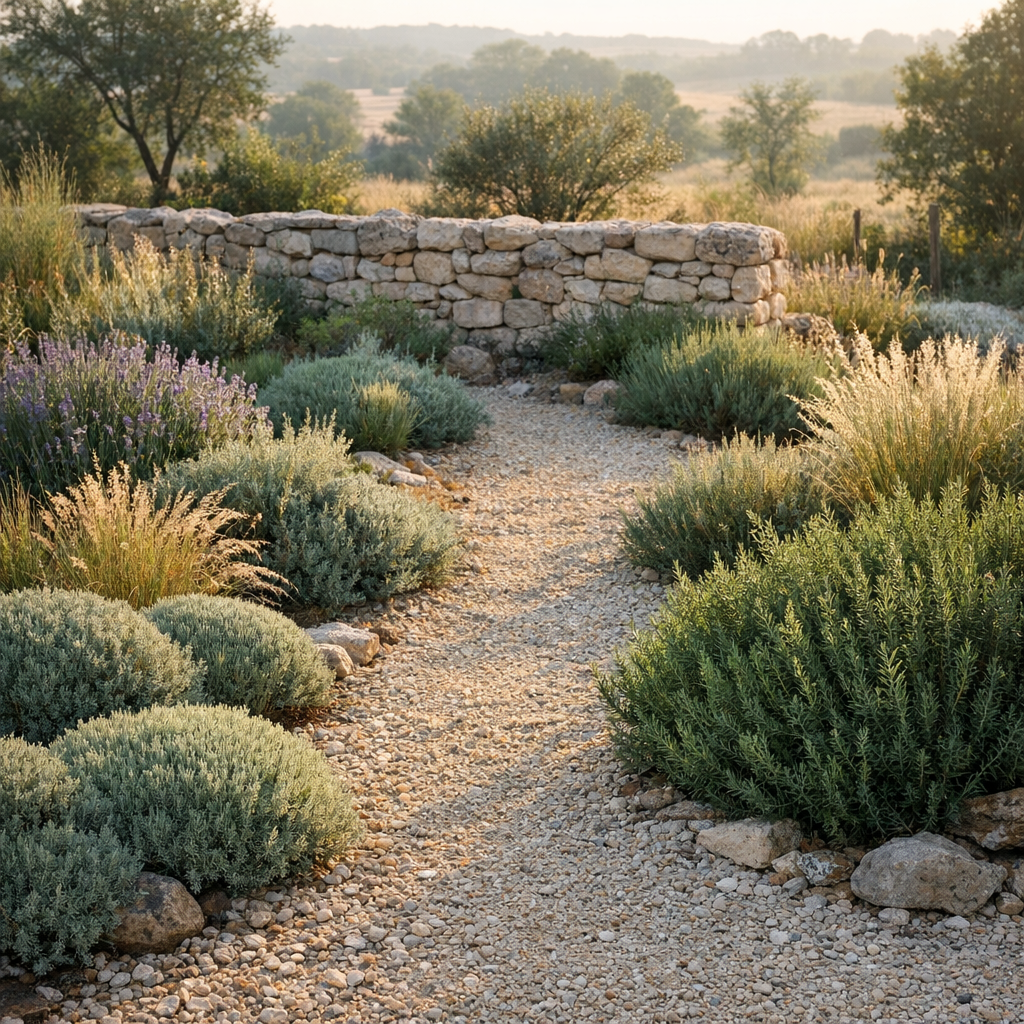 Jardin sec sans entretien : la méthode simple et durable