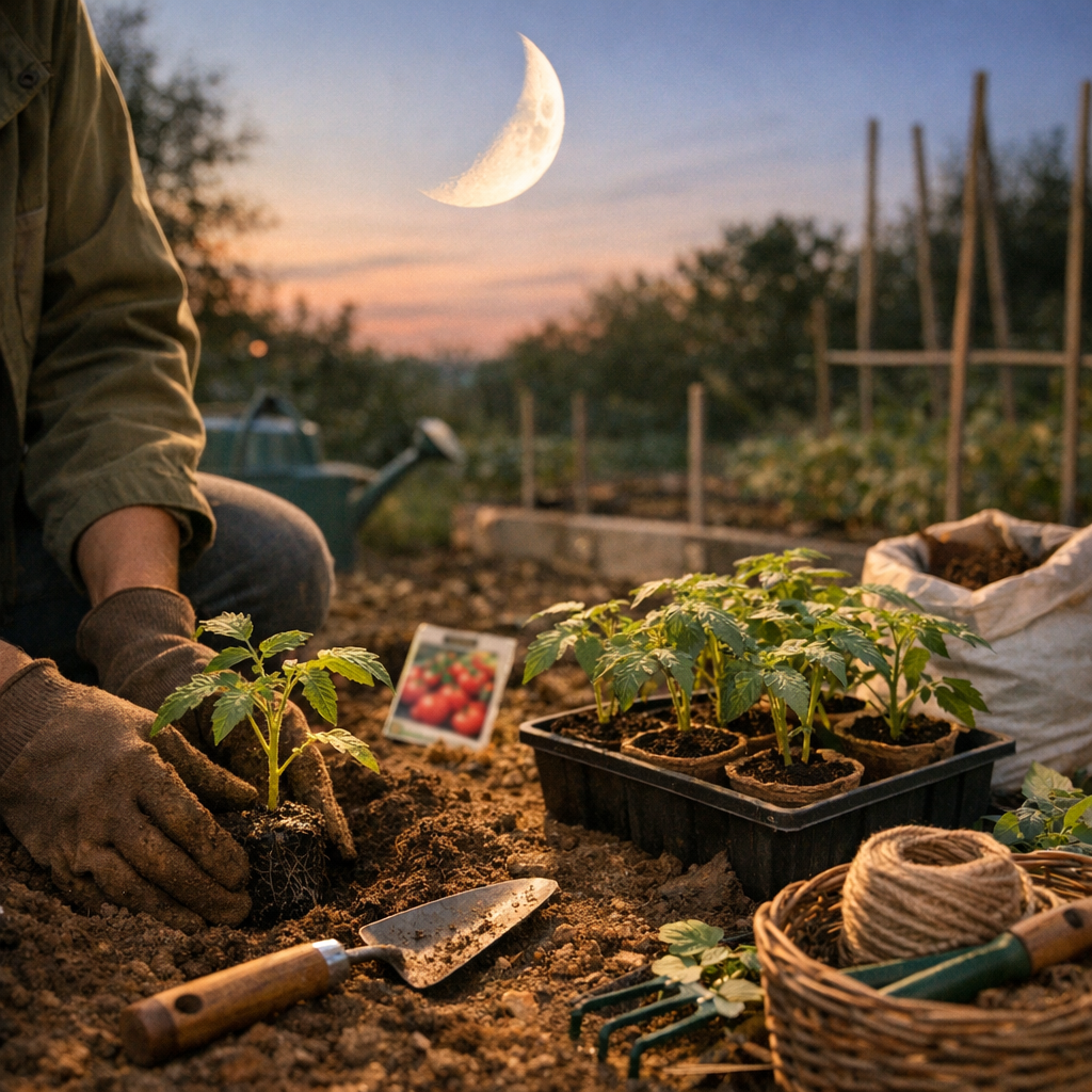 Quand planter les plants de tomates avec la lune ?