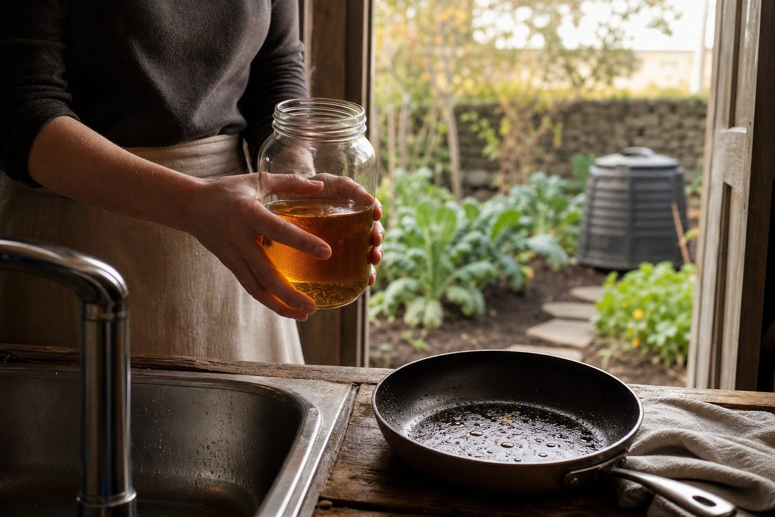 Ni compost, ni évier : les erreurs qui compliquent la gestion de l'huile usagée