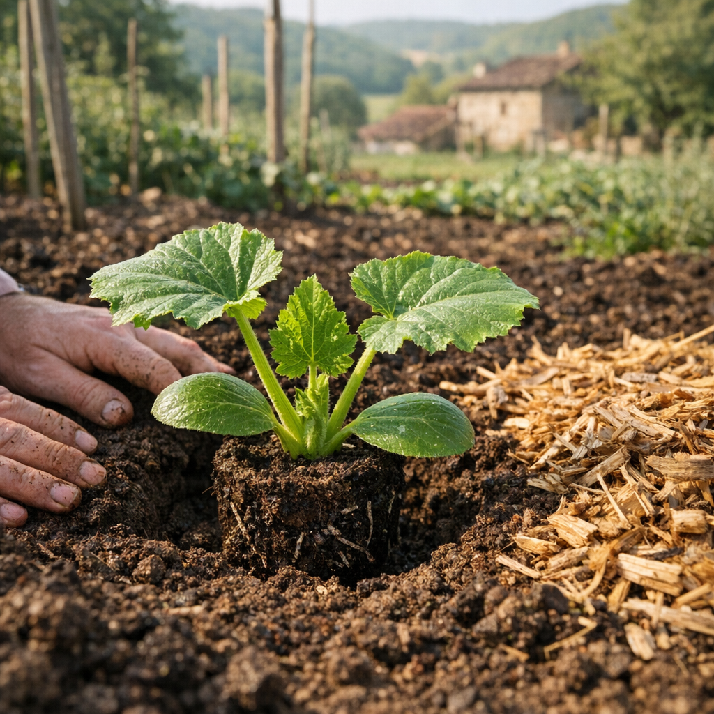 Jeune plant de courgette : réussir la reprise sans stress