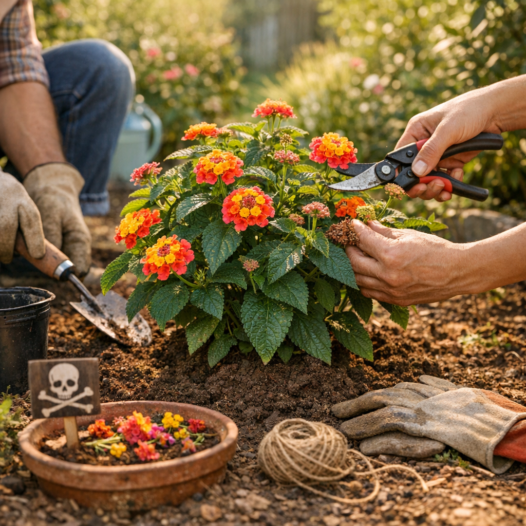 Où planter un lantana, comment l’entretenir et quand le tailler sans négliger le risque